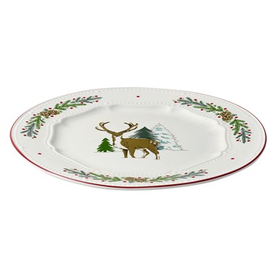 Набор из четырех тарелок Nordic winter из коллекции New Year Essential, Ø23 см