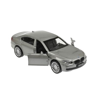 Машина металл BMW 760 li, 11,4 см, двери, инерция, темно-серый 350618