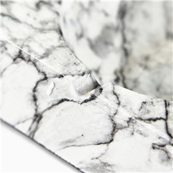 Пепельница для дома «Мрамор», для сигарет и стиков, 12.6×4.1 см, керамика