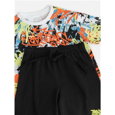 Набор детский для мальчиков ((1)футболка и (2)шорты) Kabi