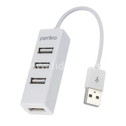 Разветвитель на 4 порта (USB hub) PF-HYD-6010H Perfeo черный