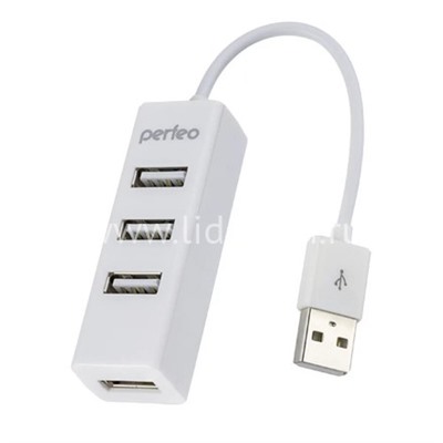 Разветвитель на 4 порта (USB hub) PF-HYD-6010H Perfeo черный