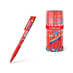 Ручка шариковая автоматическая ErichKrause ColorTouch Matic&Grip Sweet love 0.7, цвет чернил синий