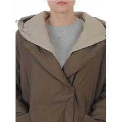 8030 DK. GREEN (KHAKI) Куртка демисезонная женская (100 гр. холлофайбер)