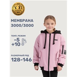 Куртка утеплённая для девочки NIKASTYLE 4м4225 Пудра