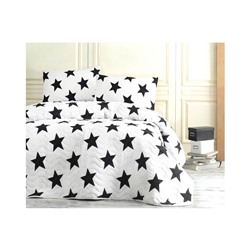 1 сп. Стеганое Покрывало Двустороннее 160x220 см. с Наволочкой 50x70 см. B&W BigStar