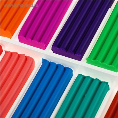 Пластилин «Луч. ZOO», 12 цветов, 180 г