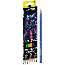 Карандаши 6цв 2М "deVENTE. Robotic"  2,8мм шестигранные 5021539 /24/Китай