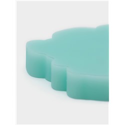 Молд для заливки новогодний «Праздник», силикон, 8×8 см, бирюзовый