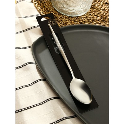 Ложка столовая Magistro «Блинк», длина 22 см, нержавеющая сталь, серебристая