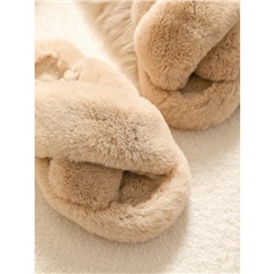 Тапочки «Cross» бежевые