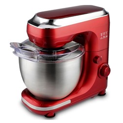 Миксер Kelli KL-5114 Планетарный 1200Вт  чаша 5,0л  Красный с чашей металл (2)