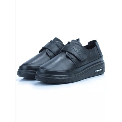 03-5311 BLACK Полуботинки женские (натуральная кожа)