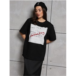 Футболка "Соф" Черный женская