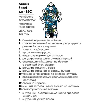 Комбинезон зимний для мальчика