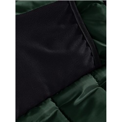 Парка зимняя подростковая для девочки темно-зеленого цвета 9340TZ