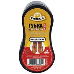 PREGRADA Мини ГУБКА ДЛЯ ОБУВИ Бесцветная 12