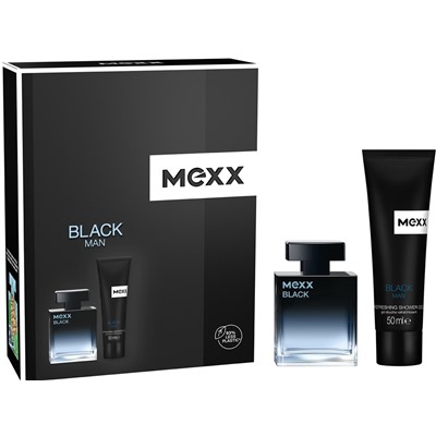 MEXX BLACK men (30ml edt+гель д/д50)