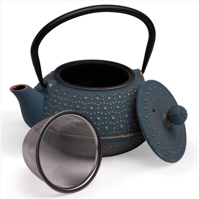 ЗАВАРОЧНЫЙ ЧАЙНИК ЧУГУННЫЙ С ЭМАЛИРОВАННЫМ ПОКРЫТИЕМ ВНУТРИ 800 МЛ