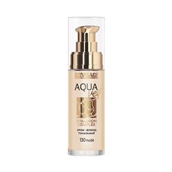 Тональный крем-флюид для лица "AQUA veil HYALURON COMPLEX" тон: 130, nude (10327133)