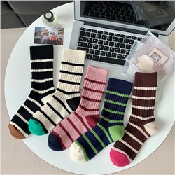 Brand retro demi-season knee socks for men and women, shark, tights, South Korea