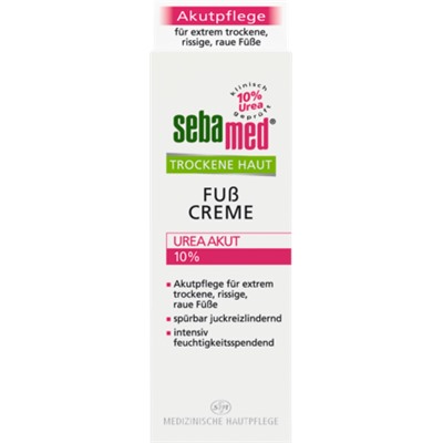 sebamed Для сухой кожи Крем для ног Urea Akut, 100 мл