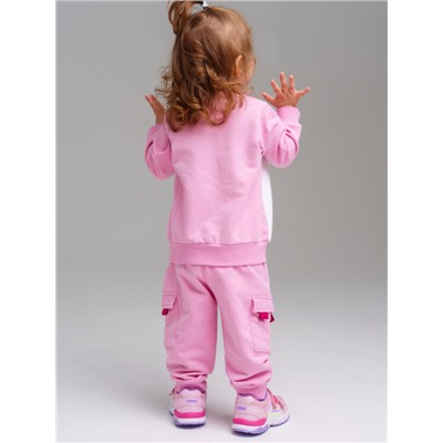 Комплект для девочки: толстовка, брюки