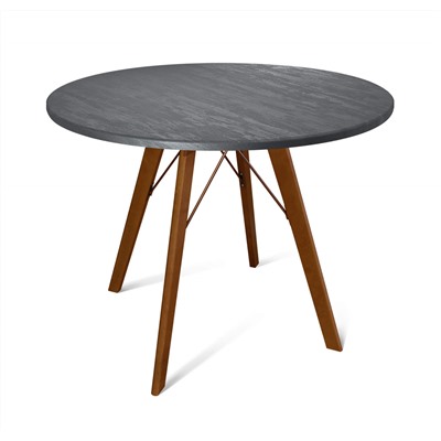 Стол SHT-TU9/TT 90 МДФ
                        темный орех / каменный уголь