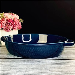 118-085 Овальное блюдо для запекания 33см в под.уп.(х8)Фарфор