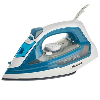 Утюг Аксинья КС-3005 белый с синим  2200 Вт КЕРАМИКА (10) оптом