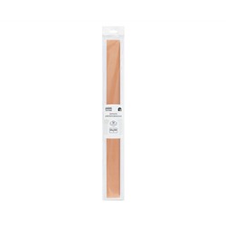 Бумага крепированная ТРИ СОВЫ, 50*250см, 32г/м2, персиковая, в рулоне, пакет с европодвесом