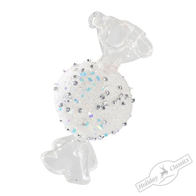 Конфета "Снежок" искристая (стекло) 5х2,5х10,5 см