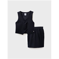 Комплект для девочки: жилет, юбка