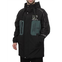 2171 BLACK GREEN Куртка мужская зимняя облегченная (130 гр. холлофайбер)