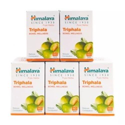 Набор Трифала (5 х 60 таб, 250 мг), Triphala Set 5, произв. Himalaya