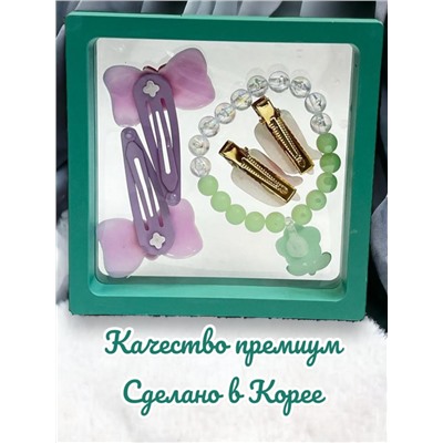 Набор детских аксессуаров в подарочной коробке Корея тип 1