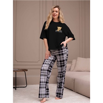 Женский костюм Мишель-4 КЖ-129 / чёрный