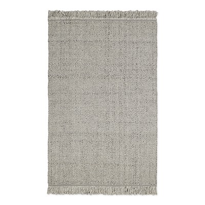 Ковер из переработанного пластика светло-серого цвета из коллекции Ethnic, 120х180 см