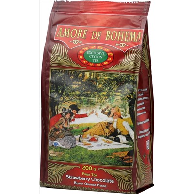 Amore De Bohema. Клубника в шоколаде 200 гр. мягкая упаковка