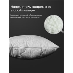 Подушка овечья шерсть, х/ф тк поплин Реноме