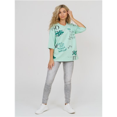 877 Футболка ментол Свт