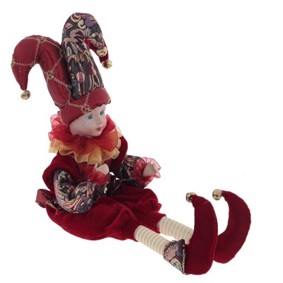 GAEM Игрушка набивная "Клоун" (муз, движ), L14 W10 H46 см (полка 22 см.)