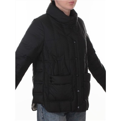 24-31 BLACK Куртка пуховая облегченная женская (утиный пух)