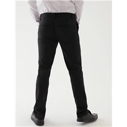 Boys' Skinny Leg School Trousers (2-18 Yrs)