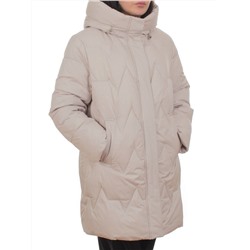 2404 BEIGE Куртка зимняя женская (200 гр. холлофайбер)