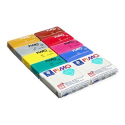Набор пластика-полимерная глина запекаемая FIMO effect 8х25г+2х57г Смешивание жемчуга