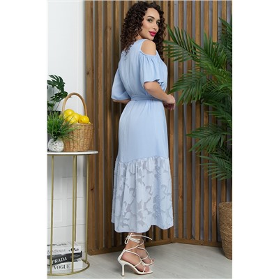 Платье Разбивая сердца (голубое) П15471-7М