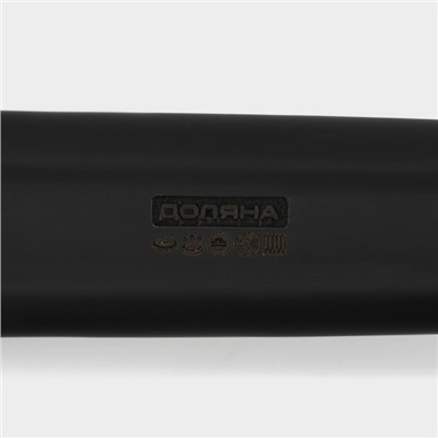 Сковорода-оладница Доляна Petit, 18×18 см, литой алюминий, индукция, чёрная