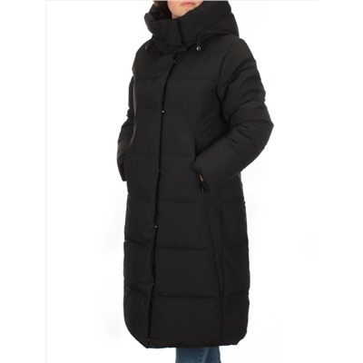L-71 BLACK Пальто зимнее женское Flance Rose (200 гр. холлофайбер)