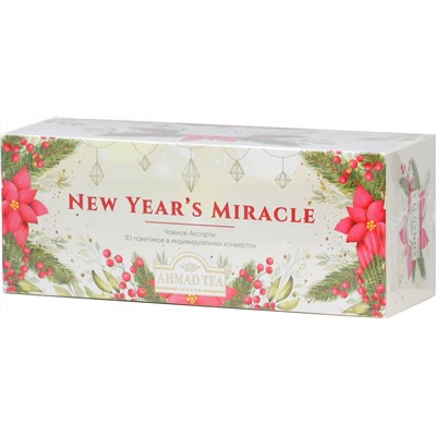AHMAD TEA. Новый год. Ассорти Новогоднее чудо карт.упаковка, 30 пак.